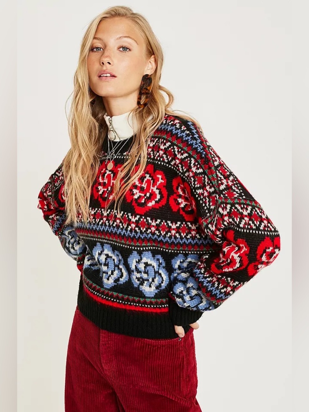 Urban Outfitters Nordic-style knit sweater